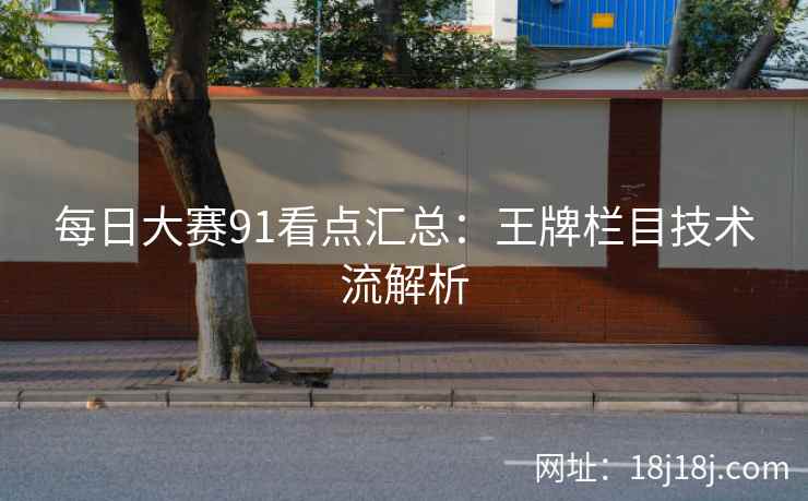 每日大赛91看点汇总：王牌栏目技术流解析