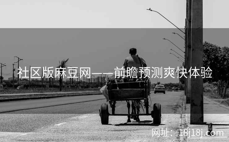 社区版麻豆网——前瞻预测爽快体验 社区版麻豆网——前瞻预测爽快体验